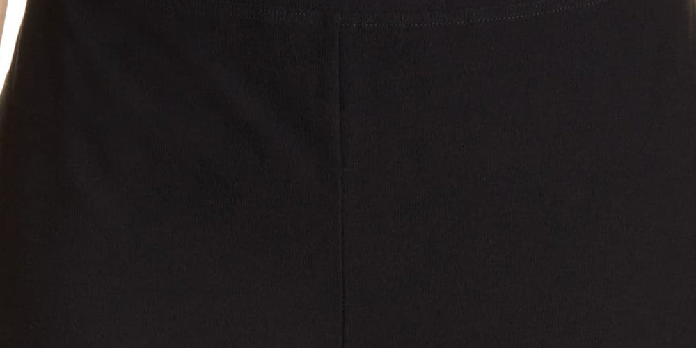 Calça de malha Eileen Fisher feminina com zíper fino e tornozelo, tamanho pequeno grande