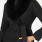 Forecaster of Boston Casaco de lã feminino para inverno, preto, tamanho 10