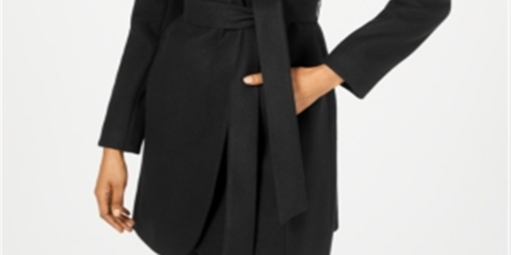 Forecaster of Boston Casaco de lã feminino para inverno, preto, tamanho 10