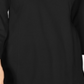 Karen Scott Blusa feminina de algodão com gola simulada e meio zíper, preta, tamanho 2XL