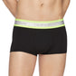Calvin Klein Calção de Banho Masculino Neon Cintura Baixa Preto Tamanho -G