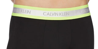 Calvin Klein Calção de Banho Masculino Neon Cintura Baixa Preto Tamanho -G