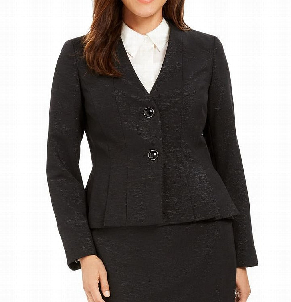 Le Suit Terno Feminino Saia Preto Tamanho 6 P