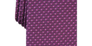 Alfani Men's Roy Silk Blend Professional Neck Tie Berry One Size