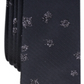 Gravata fina masculina de poliéster com textura abstrata e glitter, preta, tamanho único, da INC International Concepts
