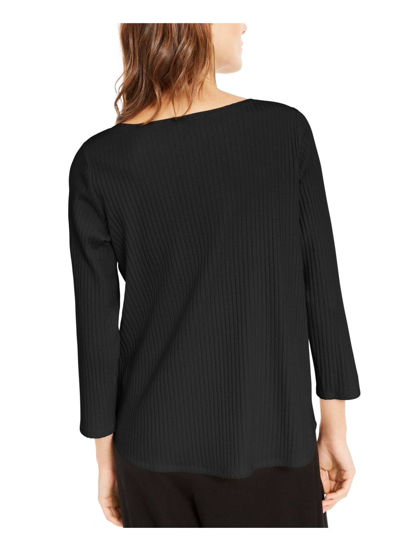 Blusa Eileen Fisher Feminina Preta Tamanho P