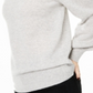 Suéter feminino Charter Club Pure Cashmere com mangas bufantes, cinza, tamanho P