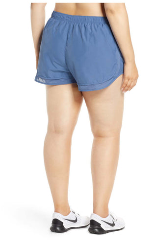 Shorts de corrida Nike Fitness Feminino Azul Tamanho 2X