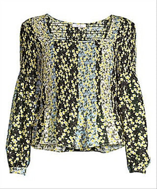 Blusa Parker Feminina Dara Manga Longa Smocked Marrom Tamanho Médio