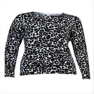 Camisa de linho feminina Charter Club marrom tamanho M