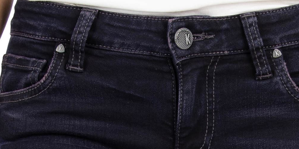 Calça jeans skinny feminina Kut from the Kloth Mia Toothpick azul tamanho 14