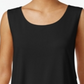 JM Collection Regata feminina com decote redondo, verde, tamanho XX-G