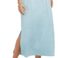 Vestido longo texturizado com amarração na cintura feminino Style &amp; Co, azul, tamanho pequeno