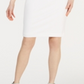 Vestido tubinho liso Calvin Klein feminino, branco, tamanho 4