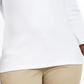 Karen Scott Blusa de algodão com decote em V e ilhós feminina, branca, tamanho médio