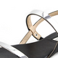 Sandália feminina Ganzi US 8.5 preta com tira traseira INC International Concepts
