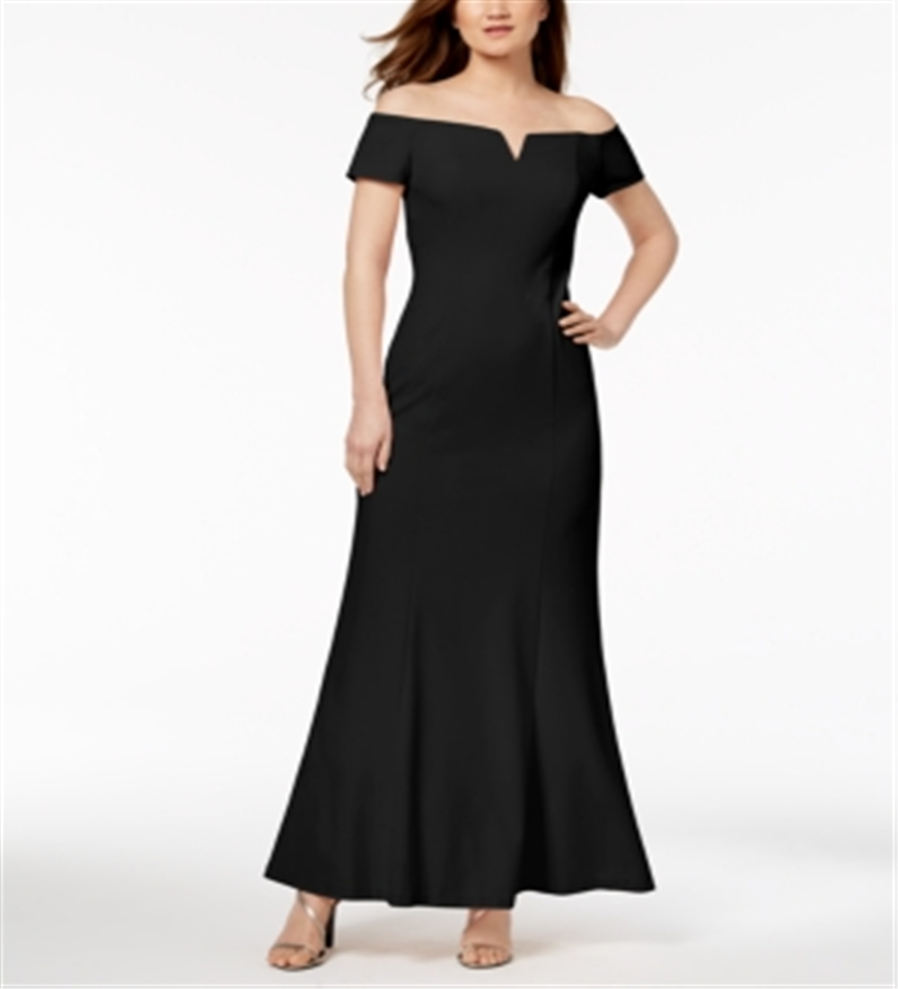Vestido Calvin Klein Feminino Flare com Zíper e Ajuste Fino Preto Tamanho 2