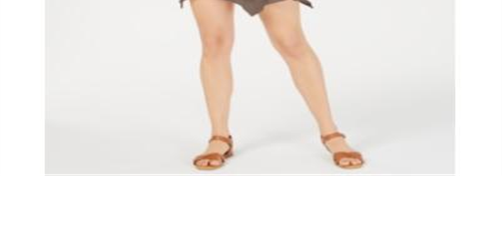 Vestido feminino estilo &amp; co com bainha e lenço de renda marrom, tamanho grande