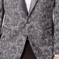 Blazer masculino com estampa paisley Ryan Seacrest Distinction, tamanho 44, prateado