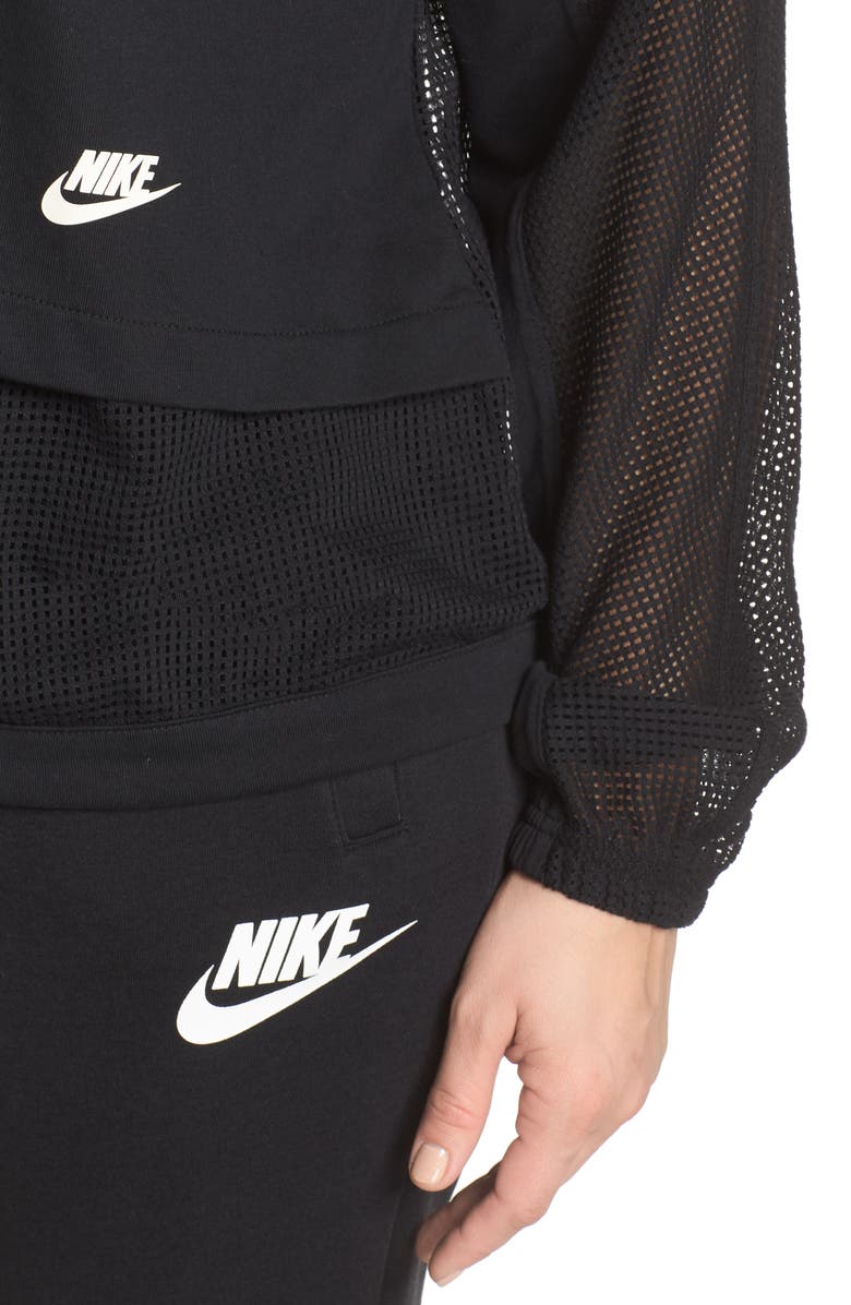 Jaqueta esportiva leve Nike Plus Loose Fit feminina, marrom, tamanho 3XL