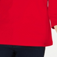 Camiseta feminina Karen Scott de algodão com acabamento em crochê, vermelha, tamanho pequeno
