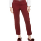Calça feminina slim Maison Jules vermelha tamanho 4