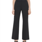 Calça flare Calvin Klein feminina para trabalho, preta, tamanho 6