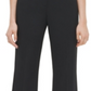 Calça flare Calvin Klein feminina para trabalho, preta, tamanho 6