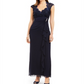 Vestido de renda feminino Connected, azul, tamanho 16