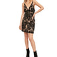Vestido feminino Free People com alças finas acima do joelho, preto, tamanho 12