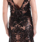 Vestido feminino Free People com alças finas acima do joelho, preto, tamanho 12