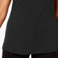 Blusa feminina com decote torcido JM Collection, preta, tamanho GG