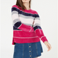 Suéter Feminino Maison Jules Listrado Metálico Chenille Roxo Tamanho Médio