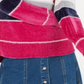 Suéter Feminino Maison Jules Listrado Metálico Chenille Roxo Tamanho Médio