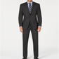 Terno masculino Marc New York Modern Fit Stretch Windowpane, cinza, tamanho 44