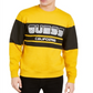 Suéter Guess Roy Sport Logo Masculino Amarelo Tamanho Médio