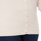Cardigan feminino plus size com gola redonda, marrom, tamanho 1X, da Charter Club