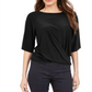 Top Alfani Feminino Twisted Preto Tamanho Grande