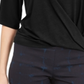 Top Alfani Feminino Twisted Preto Tamanho Grande