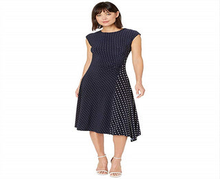 Vestido Ralph Lauren Feminino Manga Curta Azul Tamanho XS