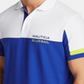 Camisa polo masculina Nautica Classic Fit com absorção de umidade e logo colorido, tamanho XX-G