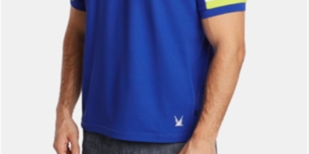 Camisa polo masculina Nautica Classic Fit com absorção de umidade e logo colorido, tamanho XX-G