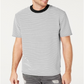 Camiseta listrada masculina Guess, branca, tamanho XX-G