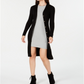 Suéter feminino de manga comprida Knit Loom, preto, tamanho pequeno