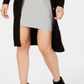 Suéter feminino de manga comprida Knit Loom, preto, tamanho pequeno