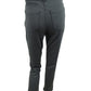 Calça skinny feminina de malha ponte estilo &amp; co, cinza, tamanho 8, pequena