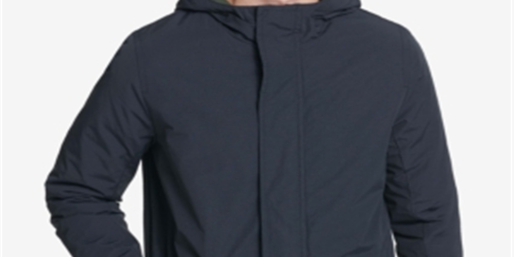 Jaqueta Parka Longa com Capuz Masculina Levi's Azul Tamanho XX-G