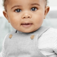 Conjunto de macacão e camiseta listrada Carter's Baby Boy, 2 peças, tamanho cinza, recém-nascido