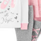 Conjunto de pijama Carter's Toddler Girl's Sleep Bottoms Dance All Night' Ballet 2 pares rosa tamanho 2T