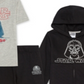 Conjunto de 3 peças de moletom com capuz e calça de moletom Darth Vader Star Wars para meninos, tamanho 6, preto